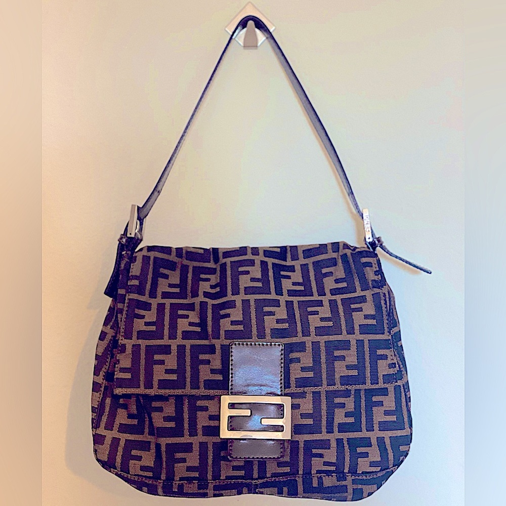 FENDI ZUCCA MAMA BROWN BAG